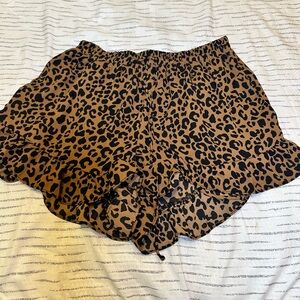 Cheetah Print Shorts Women’s